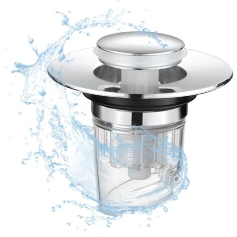 Butoir d'évier de Rechange pour Salle de Bain et Cuisine, résistant aux Insectes, aux odeurs et à la Corrosion, Trous de vidange 32-42mm (1/4)