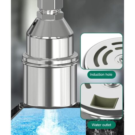 ERGAOBOY Vanne Flotteur Inox 304 2" BSP – Contrôle Auto Niveau Eau Réservoir Avec Adaptateur