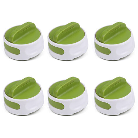6 pièces Ouvre-boîte miniature , ouvre-bouteille et tournevis en acier inoxydable, vert (1/4)