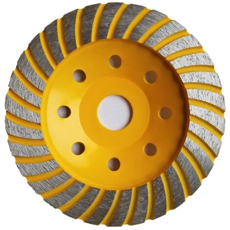 Diamantée de disque abrasif 115 x 22,2 mm, épaisseur 1,8 mm, pour le façonnage des surfaces de la pierre de ciment, du béton, du granit, de la pierre des carreaux de maçonnerie (1/4)