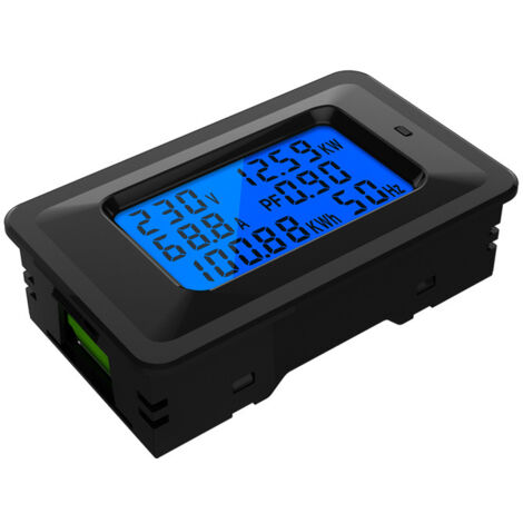 Compteur D'énergie Numérique Sur Rail DIN, LED, Facteur De Puissance Actif Multifonctionnel 90909649