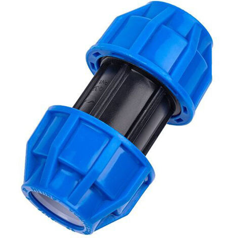 Raccords de tuyaux directs à connexion rapide en plastique PE 32 mm à 32 mm adaptés aux tuyaux PPR, PE, PVC et autres, accessoires d'arrosage de jardin (1/4)