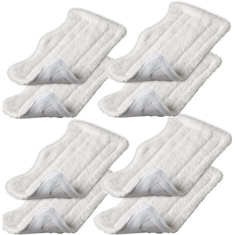Lot de 6 lingettes de rechange en microfibre pour balais vapeur Shark S3101, S3202, S3250 et S3251 (1/4)