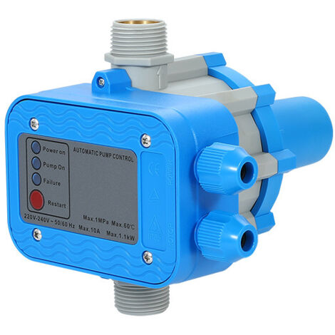 Contrôleur de pression de pompe à eau 220V 50/60HZ interrupteur électronique Puissance maximale de la pompe 1,1KW