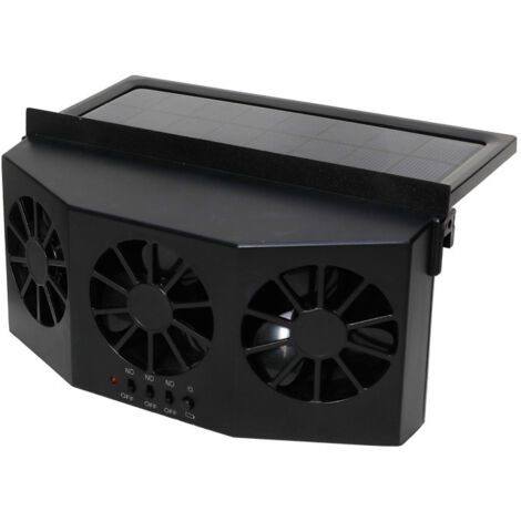 Ventilateur d'extraction de Voiture à énergie Solaire, Ventilateur de radiateur de Voiture, Ventilateur de radiateur d'échappement d'aérateur