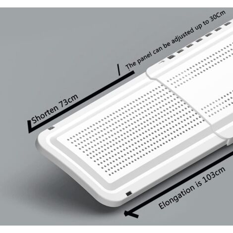 Déflecteur D'Air Rétractable Climatiseur - Anti-Courant D'Air Avec Fixation Murale
