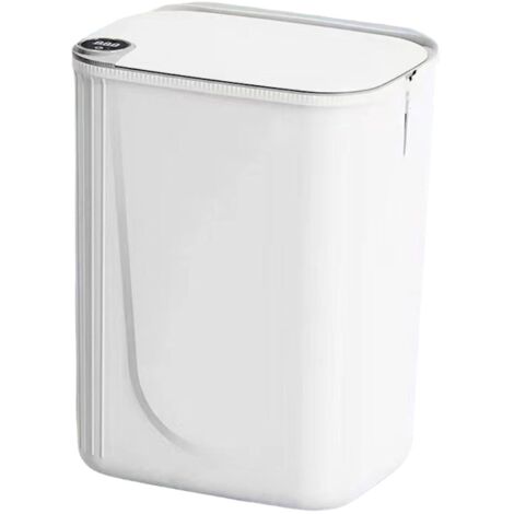Poubelle intelligente à capteur automatique, type domestique, chambre à coucher, cuisine, salle de bain, grande capacité, capteur intelligent (1/4)