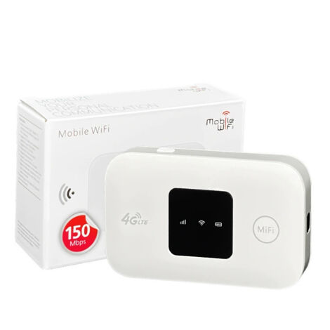 Routeur Wi-Fi portable 4G LTE, point d'accès mobile sans fil avec écran LED intelligent, 72 heures d'autonomie en veille, appareil portable haut débit pour voyageurs d'affaires