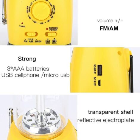Lanterne Camping Rechargeable 8400mAh LED RGB – 5 Modes, Étanchéité IP65, Aimant & Crochet