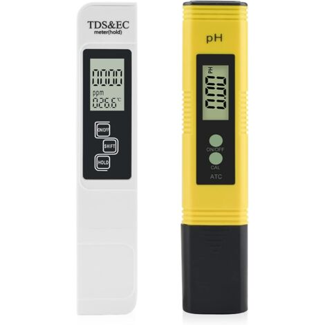 Testeur numérique de pH et TDS 0,01 pH haute précision +/- 2 % précision de lecture TDS testeur de qualité de l'eau pour eau potable domestique, piscine, aquarium (1/5)