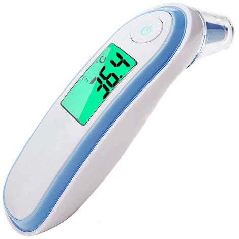 thermomètre numérique à infrarouge pour usage domestique, sans contact, avec écran LCD, pour bébé et adulte, mesure (1/5)
