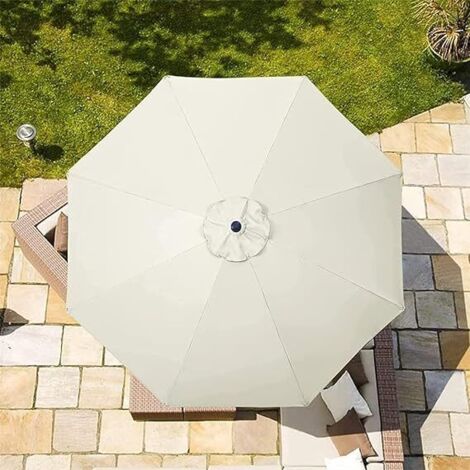 Manchon de parapluie en polyester Protection UV 3 mètres 8 nervures Manchon de parapluie extérieur (1/5)