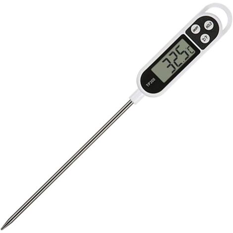 Thermomètre de cuisson, thermomètre à viande numérique avec lecture instantanée, sonde longue, arrêt automatique, thermomètres de cuisine à écran LCD (1/5)