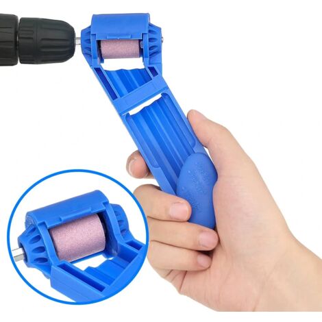 Portable foret affûteur 2-12.5mm corindon meule outil alimenté pour perceuse polissage (1/4)