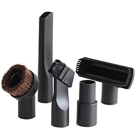 Lot de 5 accessoires pour aspirateur – Brosse de nettoyage de 32 mm – Suceur plat avec adaptateur de tuyau de 35 mm à 32 mm (1/5)