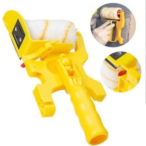 Packs de rouleaux de peinture de remplacement pour rouleaux de peinture professionnels avec outil de brosse multifonctionnel (1/5)