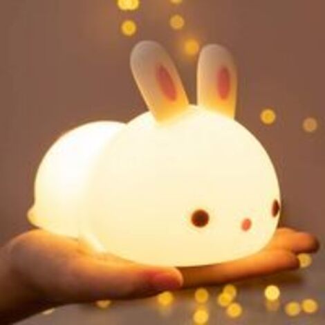Veilleuse Enfant,Veilleuse Bébé,Veilleuse Enfant Rechargeable,Veilleuse Bebe LED Lapin Tactile,Veilleuse Portable Silicone Nuit Fille Garcon Adulte,Lampe Veilleuse USB Miffy (1/5)