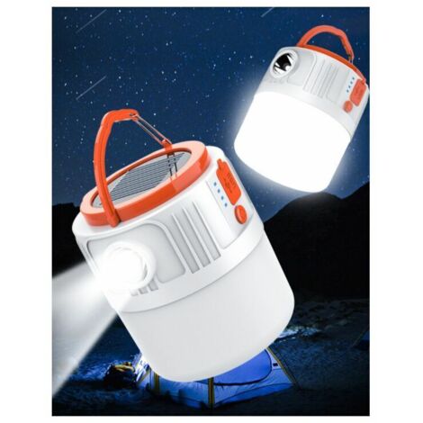 EMNT LED Lanterne de Camping, 15000mAh Lampes Rechargeables avec 6 Modes d'Éclairage de Secours Lumières Étanches pour Tente Camping Pêche Randonnée