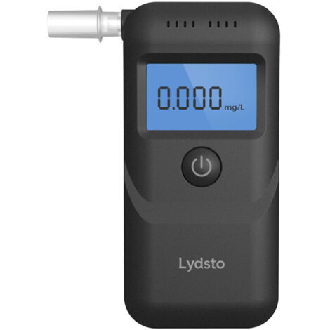 Alcootest Lydsto Alcootest portable haute précision pour conducteur ivre Affichage LCD/alarme sonore/commutation à trois unités/détecteur d'alcoolémie numérique à réponse rapide Modèle : noir 17 (1/5)