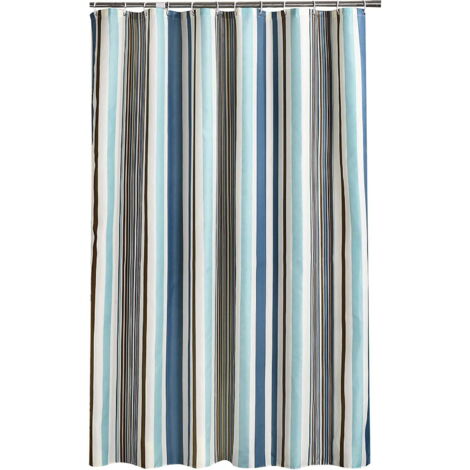 Rideau de douche 200 200cm (W H) anti-moisissure anti-bactérien hydrofuge rideaux de douche doublure de rideaux de douche en tissu polyester doux rideaux de bain rideau pour salle de bain toilette (1/5)