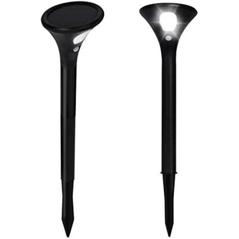 Lot de 2 lampes solaires LED 2 en 1 avec détecteur de mouvement (1/5)