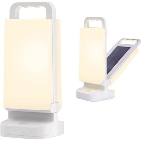 Lampe Solaire Camping Rechargeable, Lanterne Camping Réglable Luminosité Portable (1/5)
