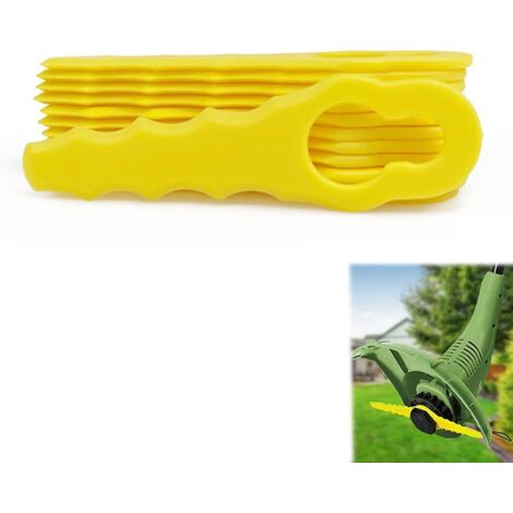 Pack de 50 lames de rechange compatibles pour Ryobi Edger, deux têtes de lame dentelées (1/5)