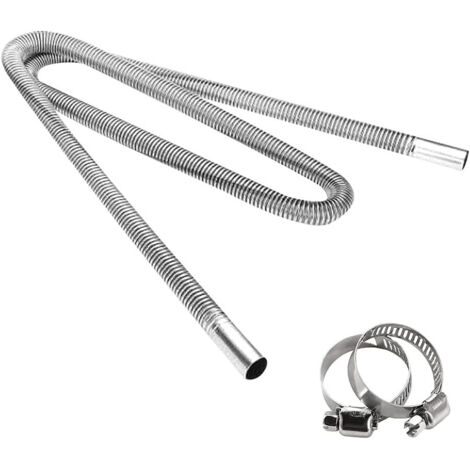 Tuyau d'échappement de chauffage 200cm tuyau d'échappement de chauffage de voiture 25mm tuyau d'aération de gaz Diesel Flexible