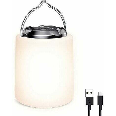Portable & Étanche Lampe Tente, Lampe Camping LED Rechargeable-Lumière Blanche Chaude 3000K (1/5)