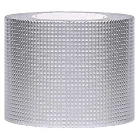 Ruban adhésif - Ruban imperméable extrêmement collant et durable - Bouchon de fuite efficace - Dimension : 5cm x 10m - Couleur argent - Auto-adhésif (1/5)
