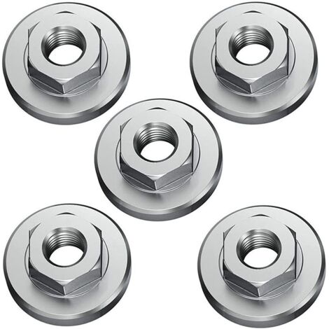 éCrou de Serrage Rapide éCrou de Blocage, 5 Serrage Rapide D'éCrou de Serrage, éCrou Accessoires Pour Toutes Les Meuleuses D'Angle