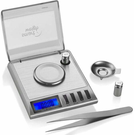 GEM20 Balance intelligente numérique haute précision 20x0.001g. Idéale pour peser les pierres précieuses, les bijoux et autres objets précieux