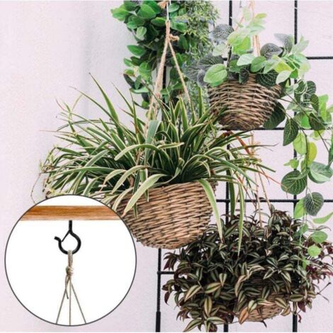 Lot De 6 Crochets En S Extra Larges De 30 Cm Pour Suspendre Des Plantes