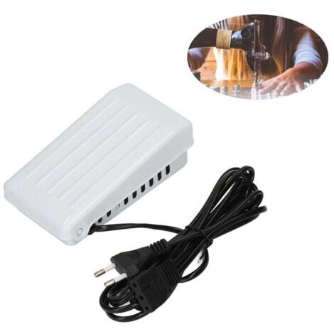 Pédale de Machine Electrique à Couture Pédale Electronique 220V Avec Cordon Contrôleur Variable Universel de Vitesse Pédale de Commande à la Maison Machine à Coudre (EU Prise)