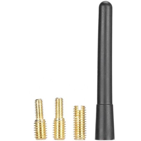 Antenne courte de voiture AM/FM, Signal Radio avec 3 vis, pièces universelles modifiées (1/4)