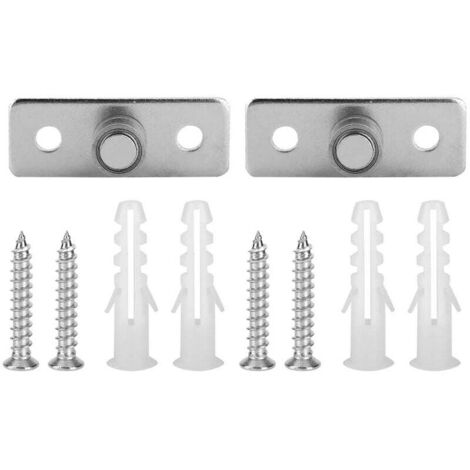 2 pièces en acier inoxydable porte de grange rouleau Guide de sol porte coulissante accessoires de quincaillerie (1/4)