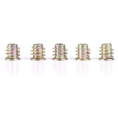 64 Inserts Filetés M10x25mm Avec Douille Hexagonale - Pour Meubles - Uxcell