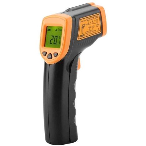 SENSOR AR320 Thermomètre infrarouge numérique, écran LCD sans contact, thermomètre infrarouge laser numérique -32 °C 380 °C (-26 °F 716 °F) (1/4)