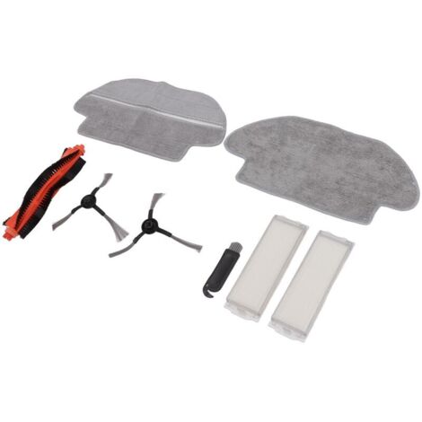 Donkivvy Kit di 15 pezzi di ricambio compatibili con robot aspirapolvere Cecotec per Conga 3290 3590 3690 3890 - 1 spazzola a rullo principale, 4 spazzole laterali, 4 panni , 4 filtri HEPA