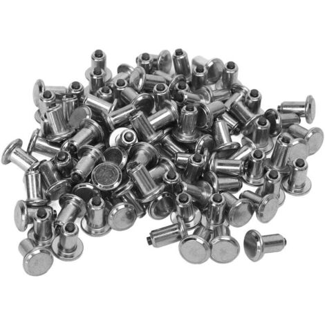 100 pièces clous de pneu argent universel résistant à l'usure anti-dérapant pneu neige pointes pour ATV UTV chariot élévateur