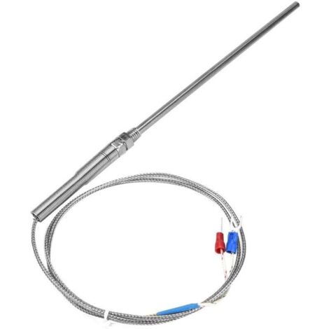 Sondes de Capteur de Thermocouple, Contrôleur de Température Capteur Thermocouple de Type K Haute Température(1M)