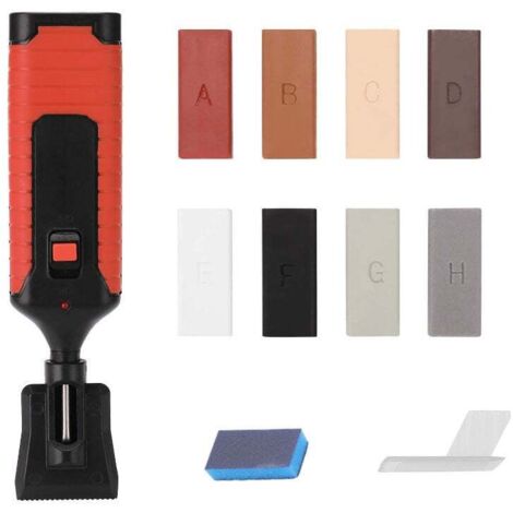 Kit d'outils de Réparation de Carrelage en Céramique, Kit d'outils Multifonctions pour la Réparation de Carreaux de Remplissage ( Pierre, Céramique) (1/4)