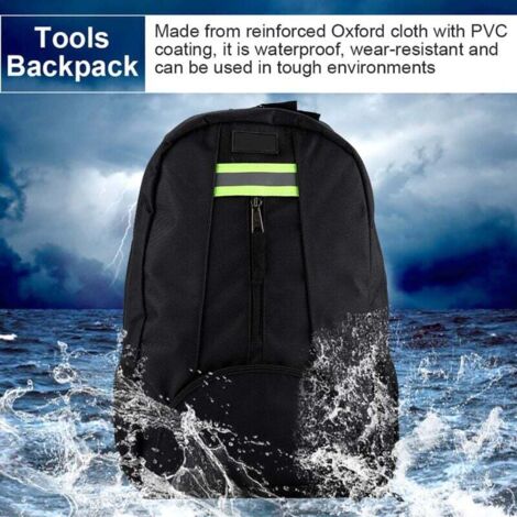 Sac De Chargement Voiture Électrique TMRBBesty 40x13 Cm Oxford Noir - Organiseur Câbles Charge Résistant Eau