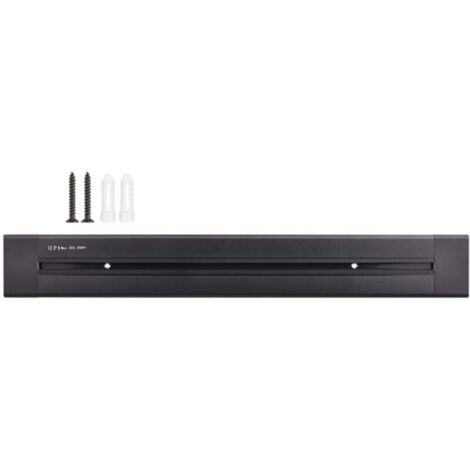 Système de rail de prise électrique amovible 8 000 W, rallonge de prise murale mobile, multiprise sans fil, rail coulissant, compartiment de gestion des câbles