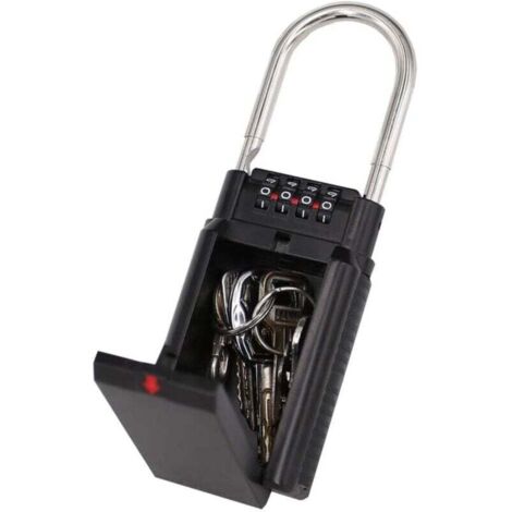 Cassaforte per chiavi, cassaforte per chiavi codificata, cassaforte a combinazione, deposito sicuro per chiavi di accesso selezionate, adatta per amici e parenti anziani (1/4)