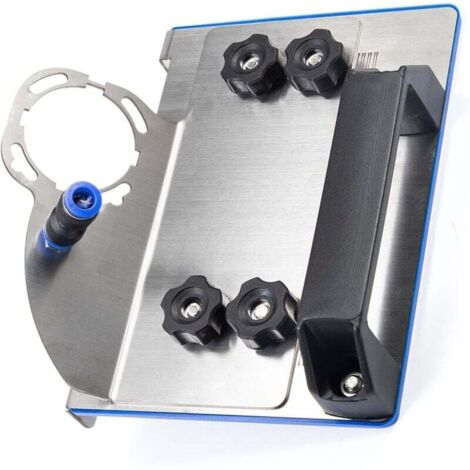 Supporto per smerigliatrice angolare a 45° per il taglio di piastrelle con cuscinetti antiscivolo, utensile per il taglio di piastrelle e pietre, utensile per smerigliatrice angolare tipo 100 (1/4)