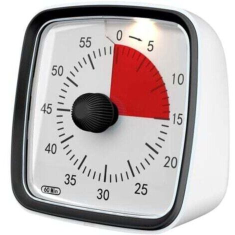 Timer da 60 minuti, timer per la classe, timer per il conto alla rovescia per bambini e adulti, strumento di gestione del tempo per l'insegnamento (1/4)