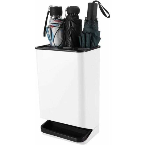 - Portaombrelli in plastica staccabile, portaombrelli, 6 fori antiscivolo resistente per edifici per uffici