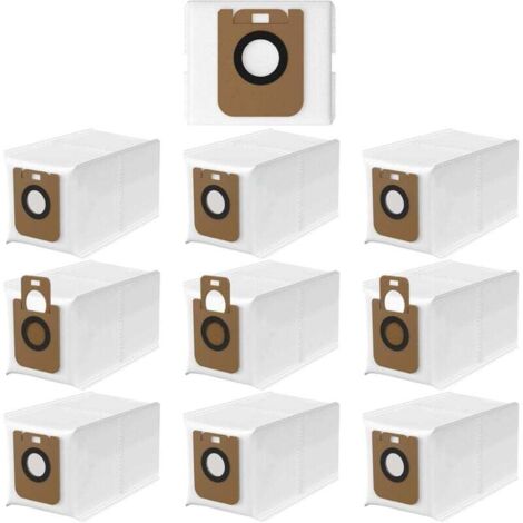 10 sacchetti antipolvere per robot aspirapolvere Dreame D10 Plus/Dreame D10s Plus, kit di accessori per sacchetti per aspirapolvere compatibili con Dreame D10/D10s Plus (1/4)