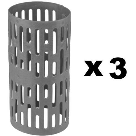 Lot de 3 manchons de protection gris pour troncs d'arbre (1/3)